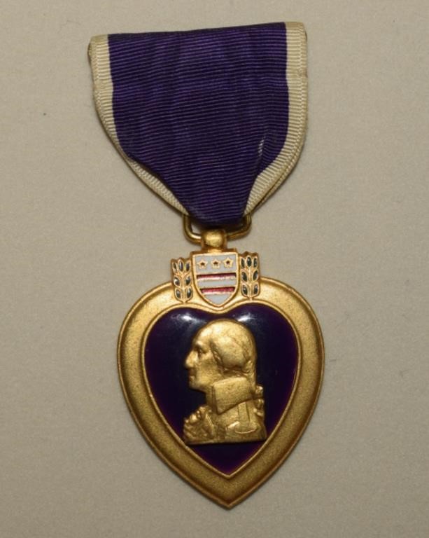 Purple Heart Medal - Back has Crettol PR
