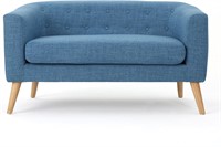 Christopher Knight Muted Blue Modern Loveseat