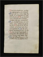 15th c. Manuscript on Vellum