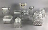 9 Glass & Plastic Canisters