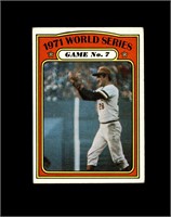1972 Topps #229 World Series VG to VG-EX+