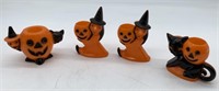 4 pcs,Plastic Halloween Candle Holders