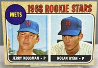 1968 Topps Nolan Ryan Rookie Card Baseball Card