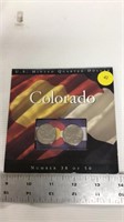 U.S. Minted quarter dollar of Colorado number 38
