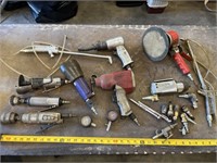 a lot of air tools