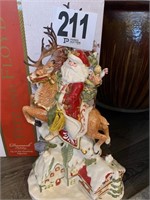 Fitz & Floyd Santa (18" Tall) (Den)