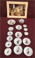 Disney Snow White Kids China and Lithograph