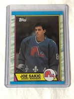 1989-90 Joe Sakic Topps Rookie Hockey Card