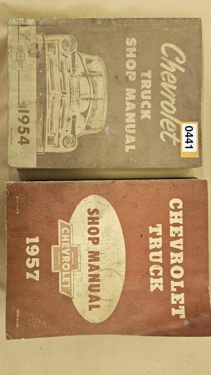 Chevrolet Truck Shop Manuals 1954/57