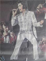 30"x 24" Vtg Elvis Print See Info