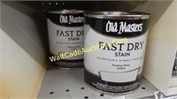 Fast Dry Stain Pickling White lot of 2 Cans  QT