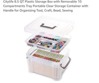 MSRP $30 10 Container Storage Box