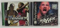 PLAYSTATION TENNIS 2K2 & MAYHEM