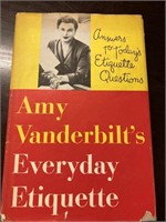 AMY VANDERBILT'S EVERYDAY ETIQUETTE, 1956