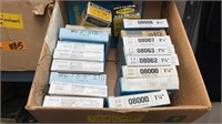 ASST BOXES OF MUFFLER CLAMPS & ETC