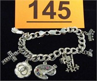 Jewelry Sterling Silver Charm Bracelet