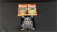 Lot of matchbox cars and a racing champions car
