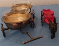 403 - BUFFET TABLE SERVER & GOAT CART TOY