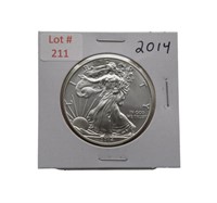 2014 1oz Fine Silver Eagle