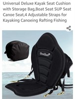 New Kayak Seat Cushion with storage bag