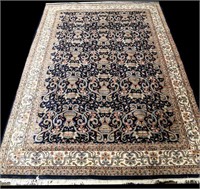 HAND KNOTTED PERSIAN QUM RUG