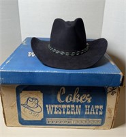 JACKSON HOLE WESTERN HAT IN COKER HAT BOX