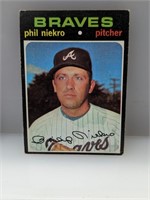 1971 Topps #30 Phil Niekro HOF Atlanta Braves