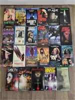 Vintage Horror and Thriller VHS Collection