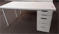 White Ikea desk