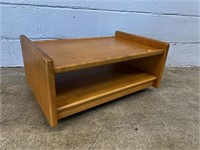 Low Profile Wooden Shelf