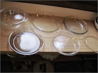 K-608 Glass Pie Dishes, Round Casserole with Lid