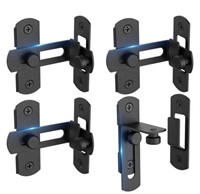 5 Packs 90 Degree Flip Barn Door Lock Latches,