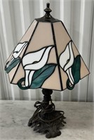 FAUX STAINED GLASS LAMP