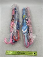 NEW Lot of 2-5ct Kids Umbrellas