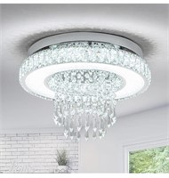 OCWHT Crystal Chandelier Bedroom Ceiling Light