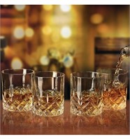 Whiskey Glasses Set of 4, Rocks Glasses