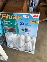 (4) Pack of Filtrete Filters- 20x25x1