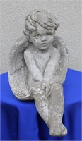 Cement Angel Statue - 11" H