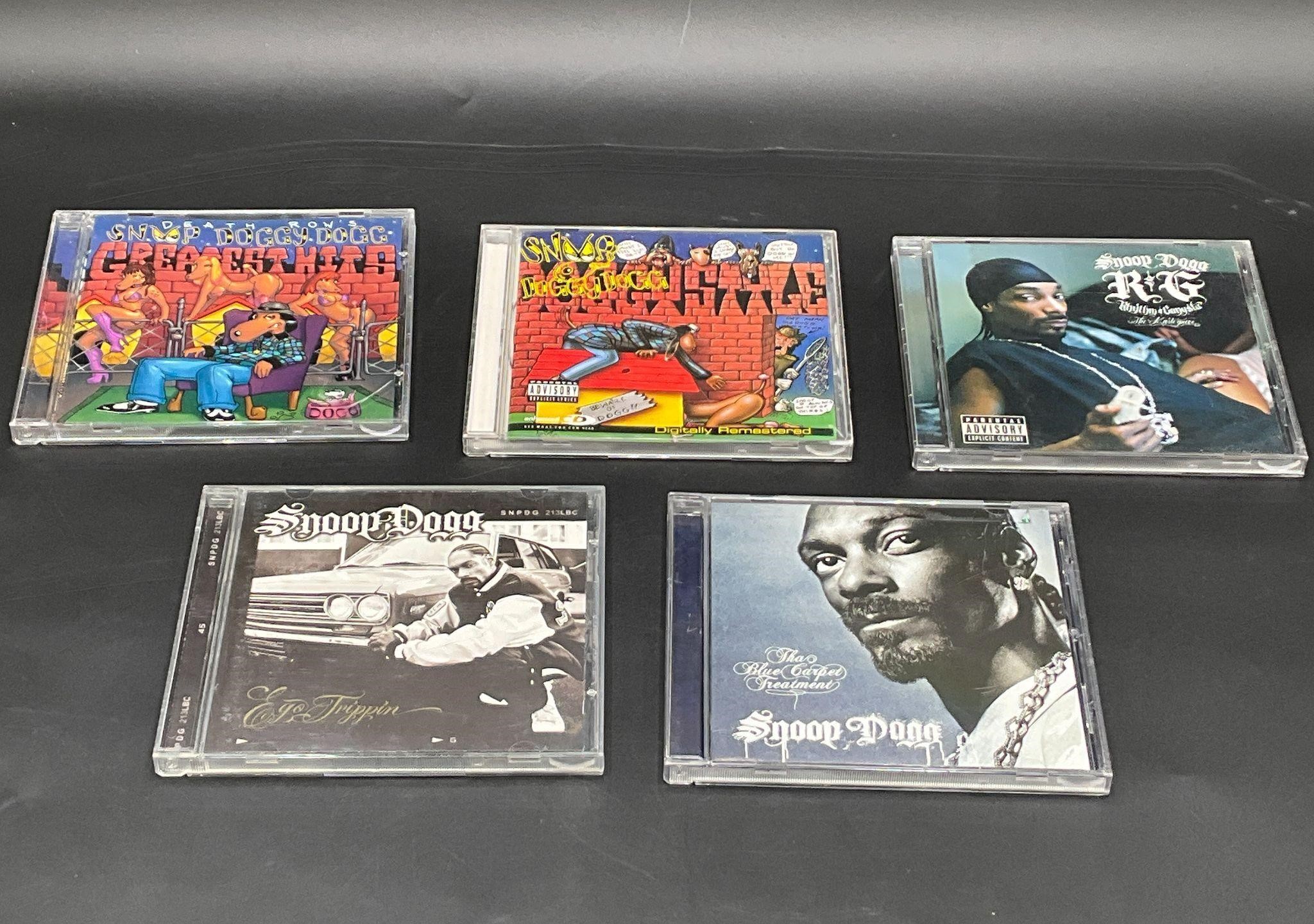 Lot of 5 Snoop Doggy Dogg CD's Doggystyle & More