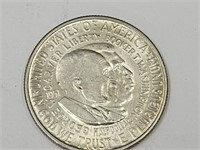1951 USA Freedom  Half Dollar Coin  Booker T
