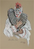 R. Carson "The Thin Line" Clown Portrait