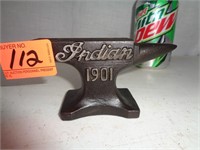 Indian 1901 Paperweight Anvil