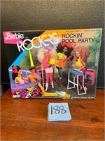 1986 Barbie Rockers Rockin pool party