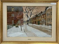 Horace Champagne pastel, 29" x 22", Rue La