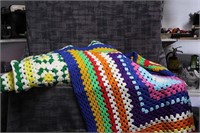 knitted throw blankets.
