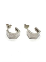 Fine silver earrings