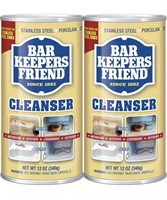 2pk Bar Keepers Friend Powdered Cleanser & P