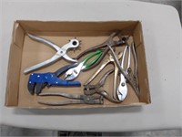 assortment of punches and wrenches