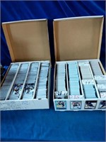 Large boxes of NHL cards . O Pee Chee and Upper