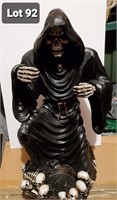Grim reaper candle holder